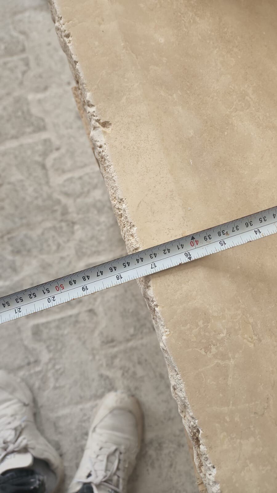 Traverten Mermer Lavabo – El Yapımı Rustic Vessel / Duvara Monte Sink - Görsel 10