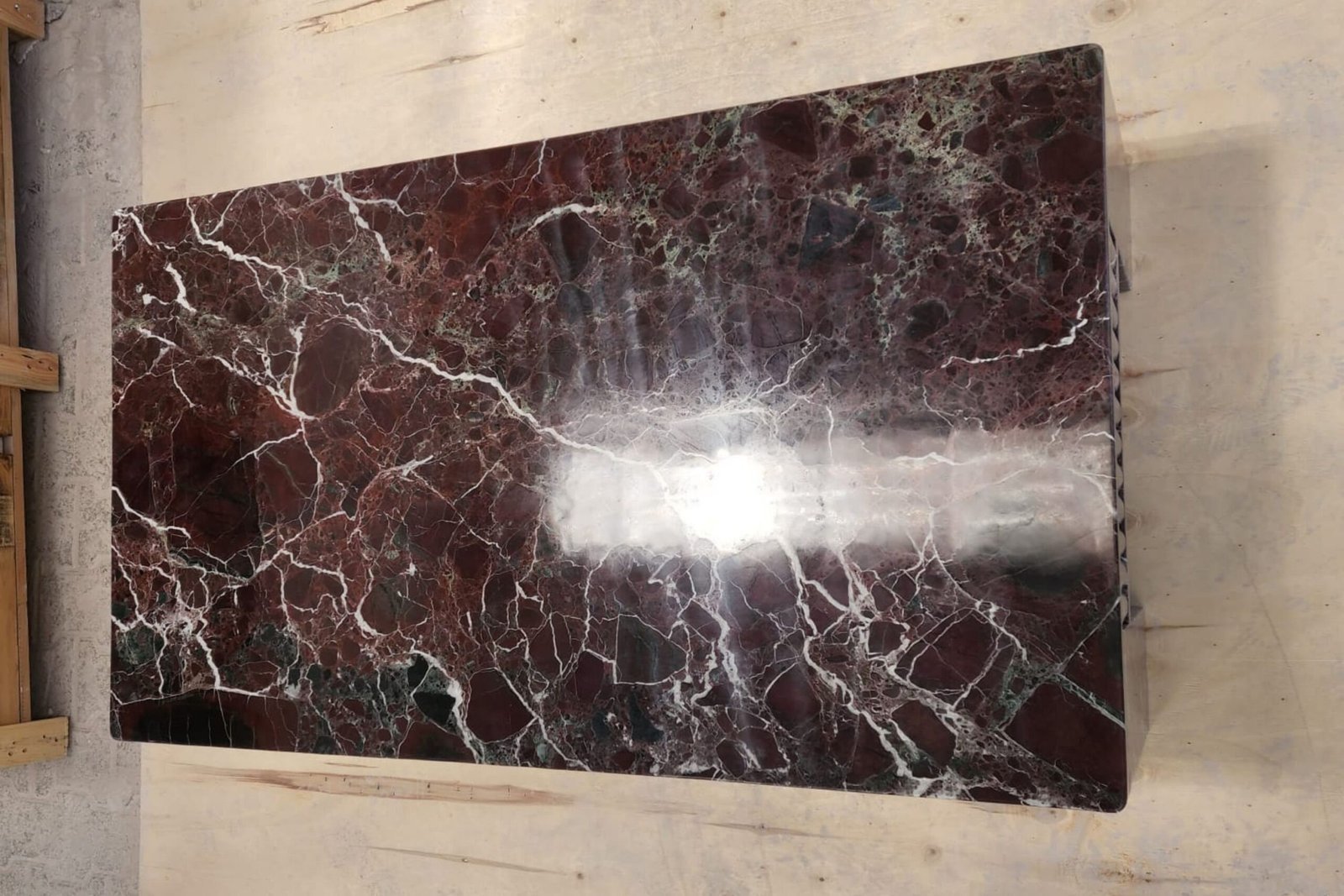 Rossa Levanto Mermer Orta Sehpa – El Yapımı Lüks Doğal Taş Sehpa - Görsel 6