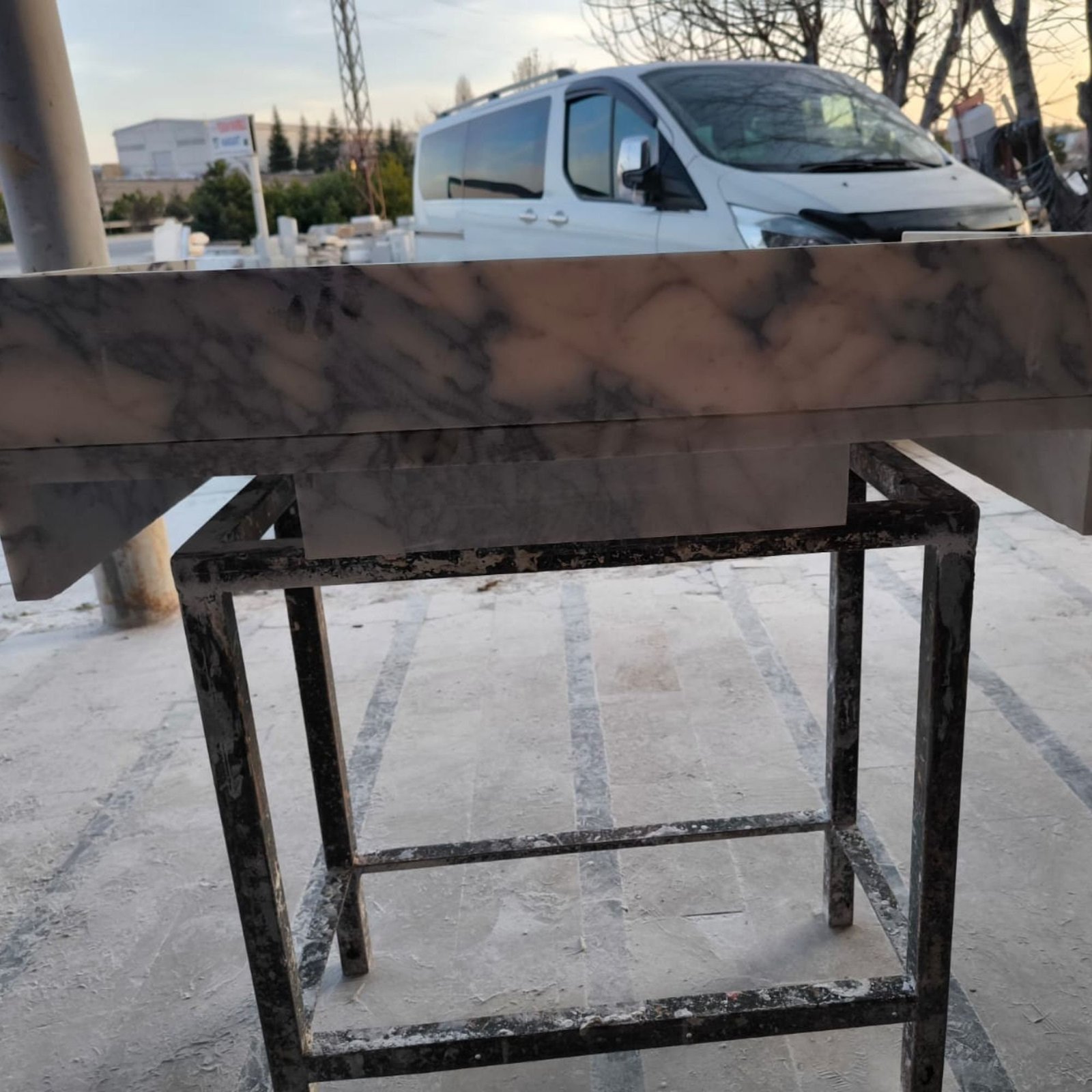 Calacatta Viola Mermer Lavabo – El Yapımı Yivli (Ribbed) Lüks Vessel Basin - Görsel 7