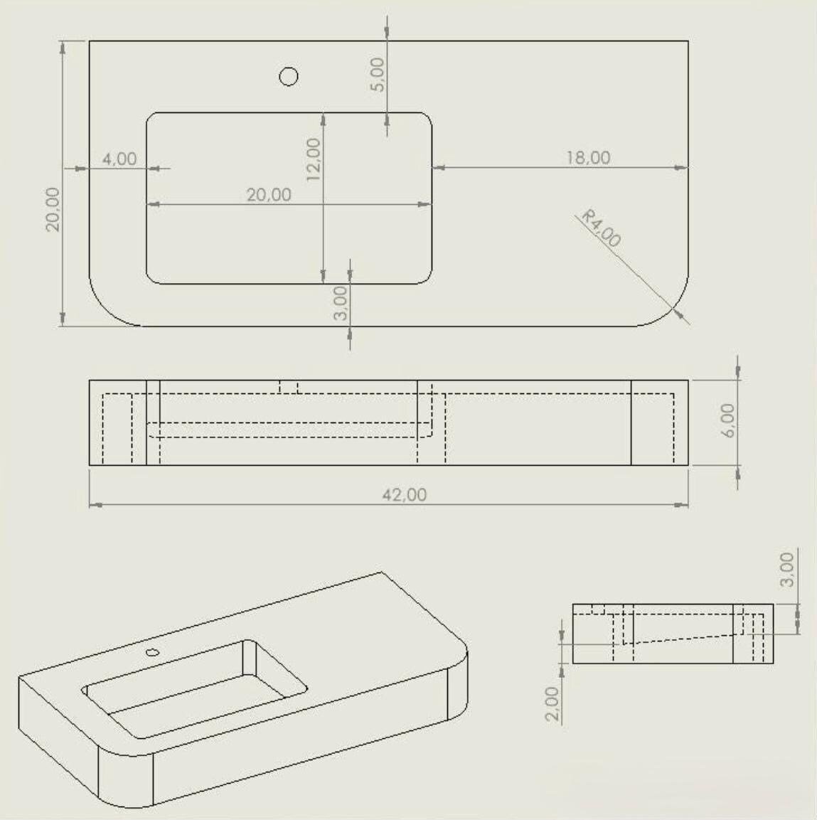 Calacatta Viola Mermer Lavabo – Backsplash’li Büyük Boy Lüks Vanity - Görsel 8