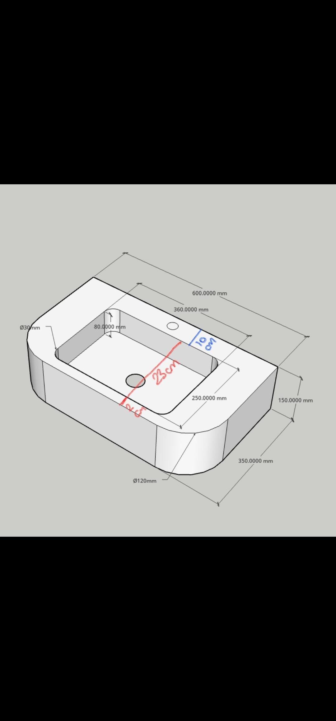 Calacatta Viola Mermer Lavabo – Heykelsi El Yapımı Doğal Taş Banyo Tezgahı - Görsel 9