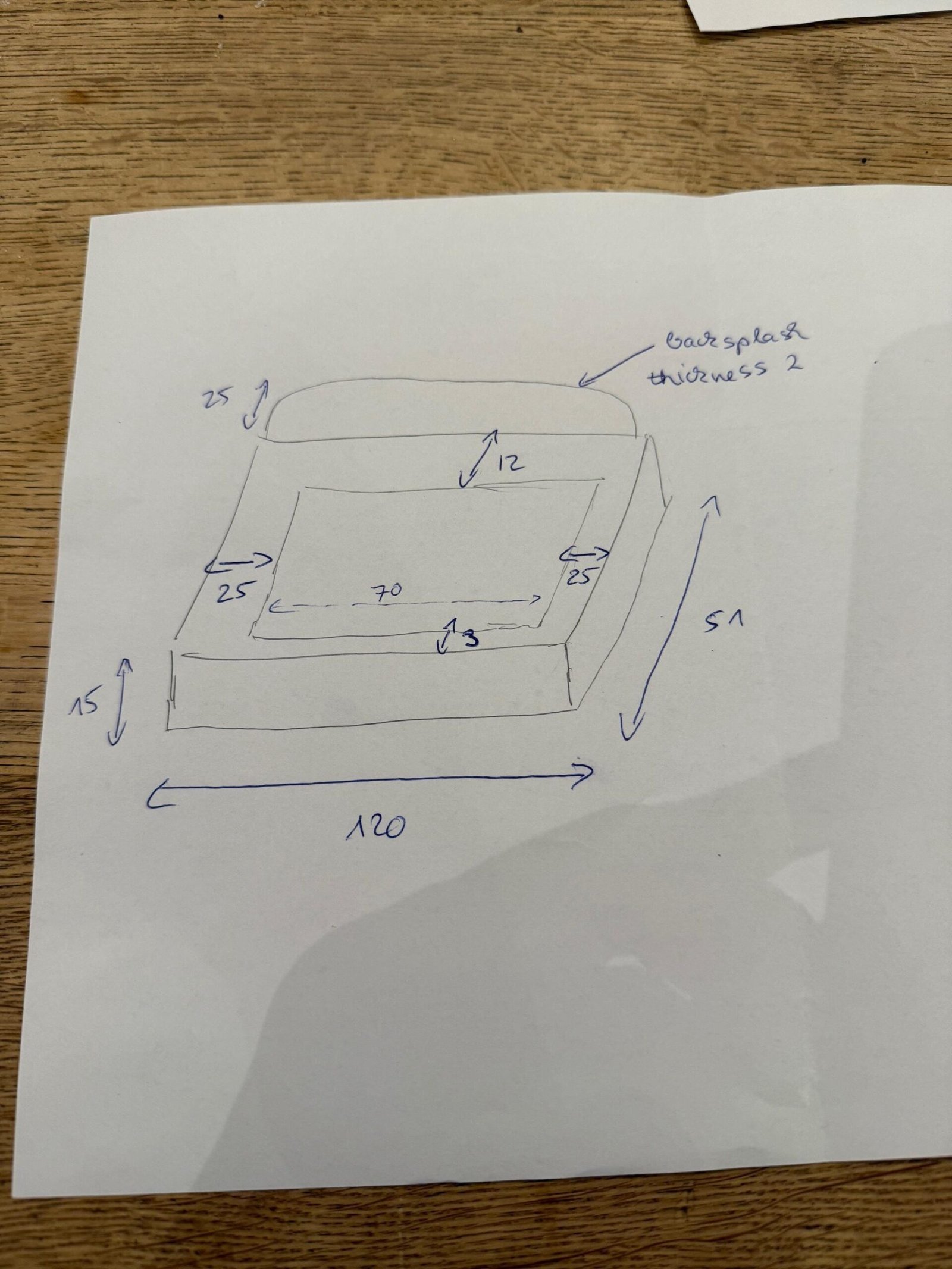 Calacatta Gold Mermer Lavabo – Fluted Sırt Panelli Duvara Monte (Floating) Lüks Banyo Tezgahı - Görsel 7